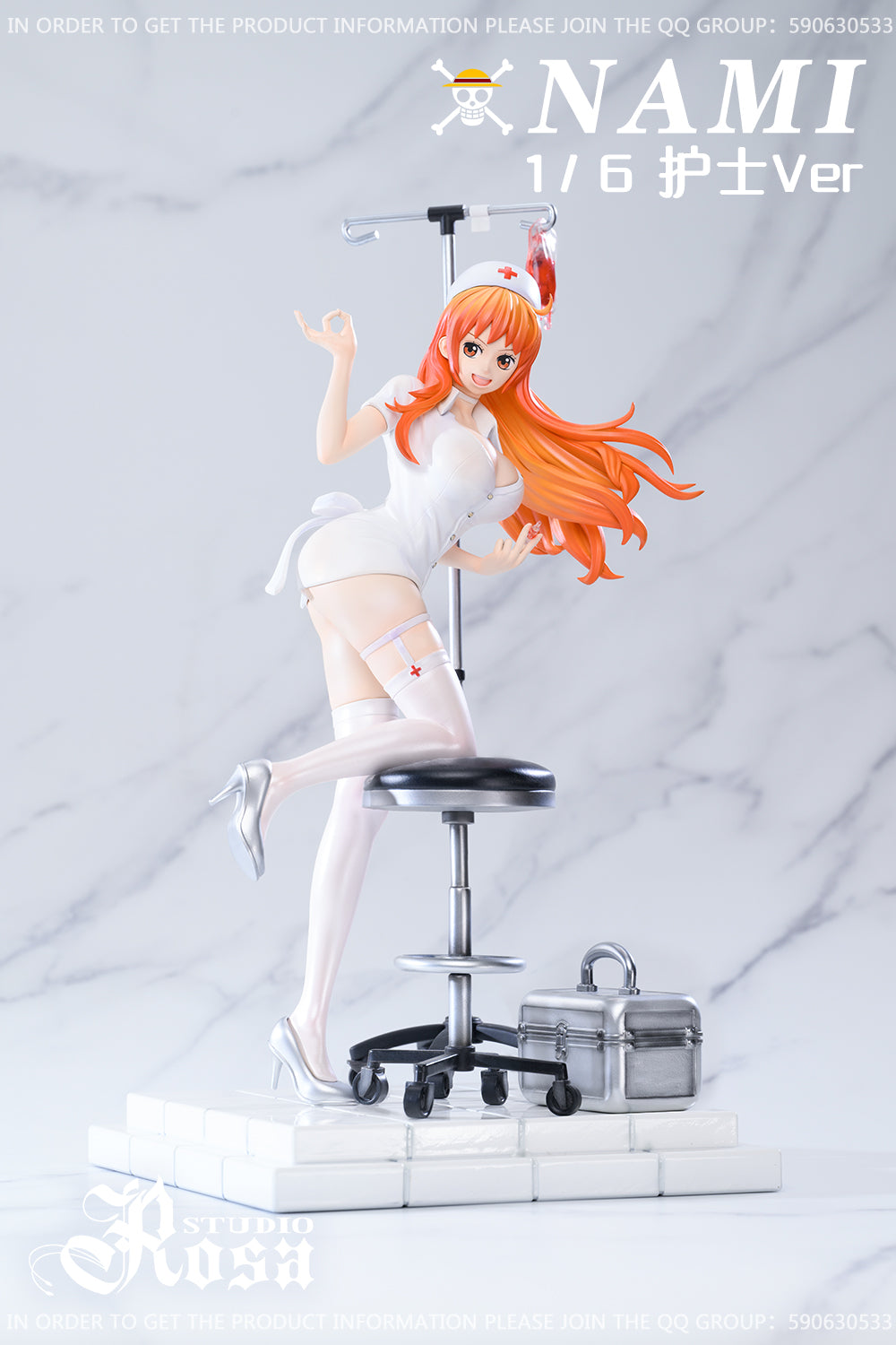 One Piece Rosa Studio Nami Nurse Resin Statue [PRE-ORDER]