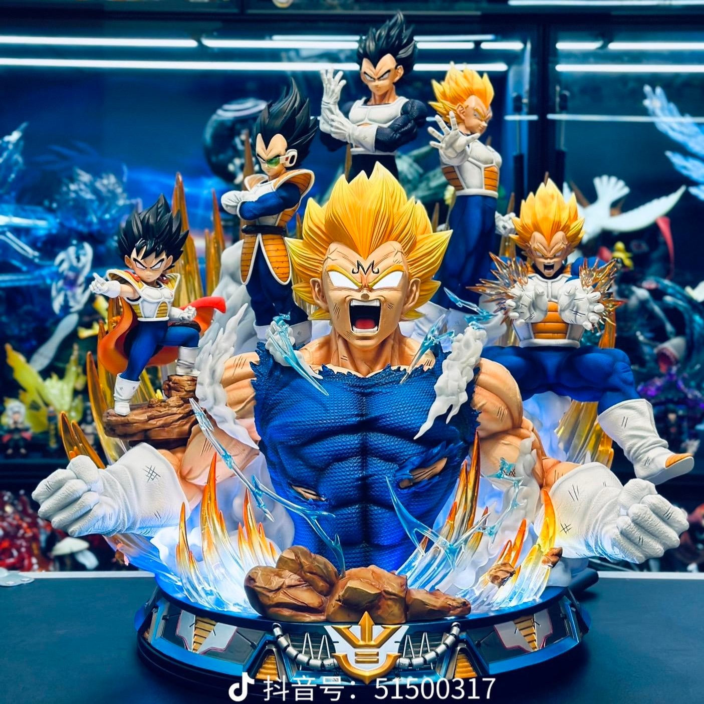 F4 Studio Blue Son Goku Blue Begeta Resin Figurine Statue Dragon Ball Z In  STOCK