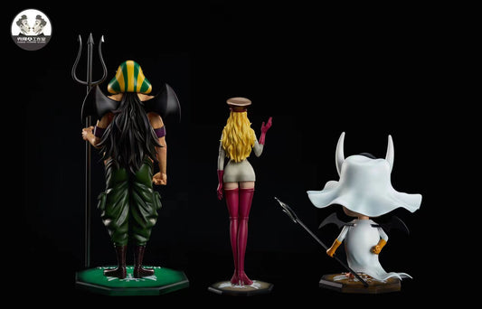 One Piece Clone Studio Impel Down Hannyabal & Domino & Saldeath Resin Statue - Preorder