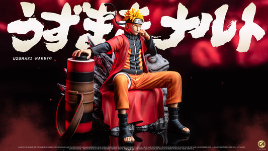 Naruto C4 Studio Naruto Sitting Sage Mode Resin Statue - Preorder