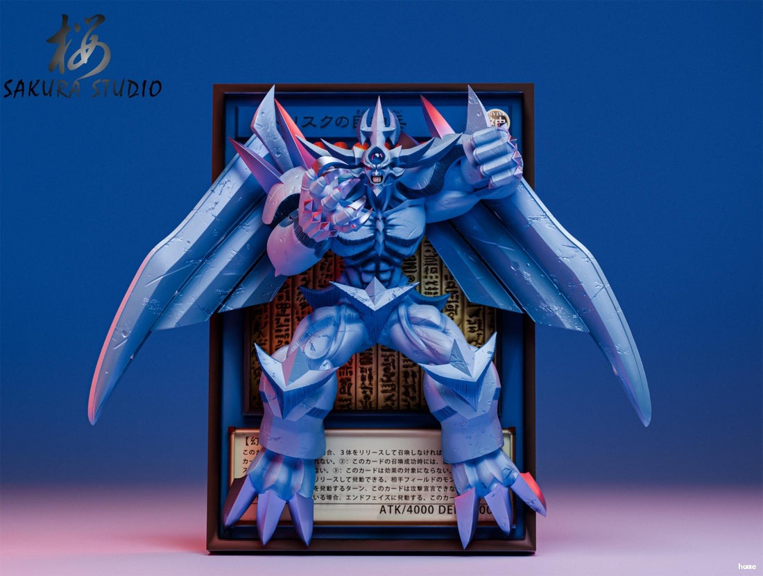 Yu Gi Oh Sakura Studio Egyptian God Photo Frame Resin Statue