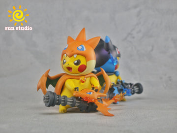 Pokemon Sun Studio Pikachu Cos XY Charizard Resin Statue [PRE-ORDER]