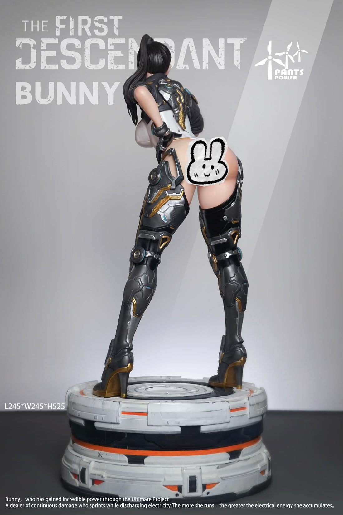 The First Descendant Pants Power Studio Bunny Resin Statue