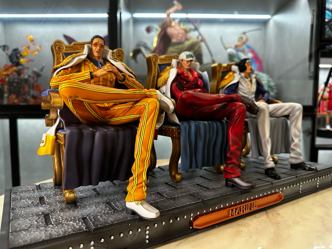 One Piece BT Studio Big Platform Accessory for Admirals Borsalino Akainu Kuzan Resin Statue