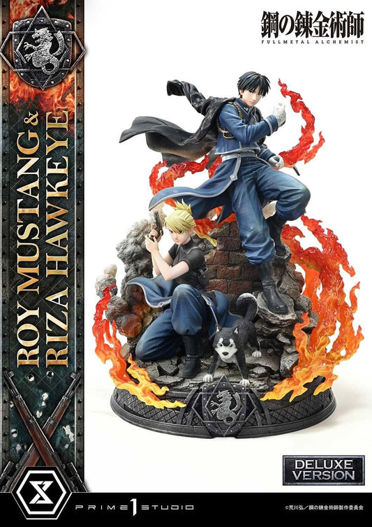 Fullmetal Alchemist Prime 1 Studio Roy Mustang x Riza Hawkeye Licensed Resin Statue [PRE-ORDER]