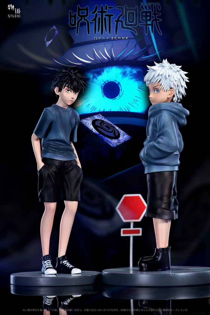 Jujutsu Kaisen Wu Yu Studio Childhood Satoru Gojo x Childhood Megumi Fushiguro Resin Statue [PRE-ORDER]