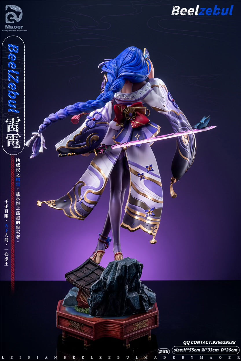 Genshin Impact Maoer Studio Raiden Shogun Resin Statue