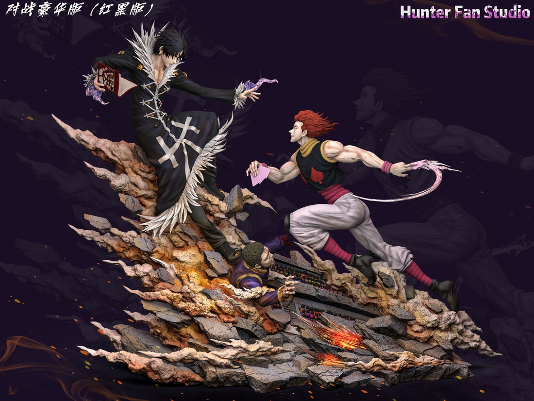 Hunter x Hunter Hunter Fan Studio Chrollo vs Hisoka Resin Statue