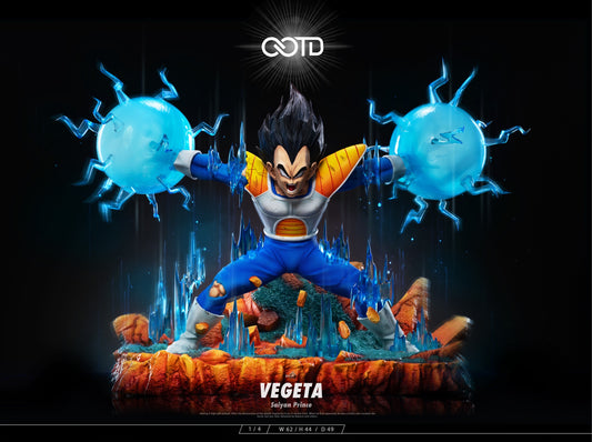 Dragon Ball OOTD Studio Prince Vegeta Attack Resin Statue - Preorder