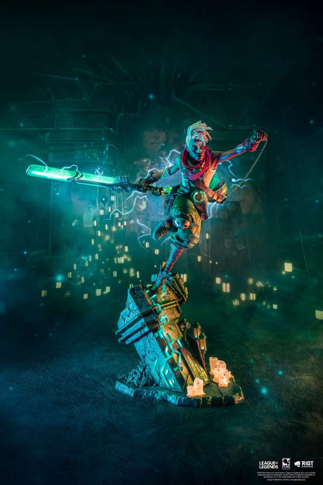 League of Legends Pure Arts Studio Ekko Licensed Resin Statue