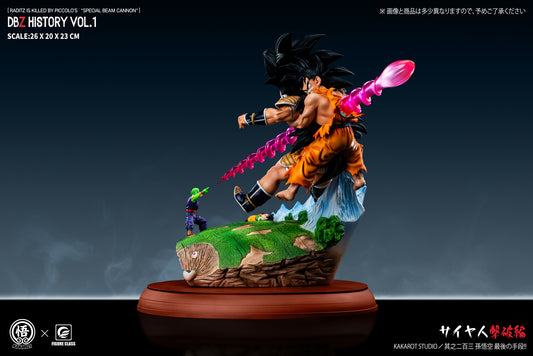 Dragon Ball Figure Class Studio Goku Raditz Piccolo Special Beam Cannon Dbz History Vol. 01 Resin Statue [CHINA STOCK]