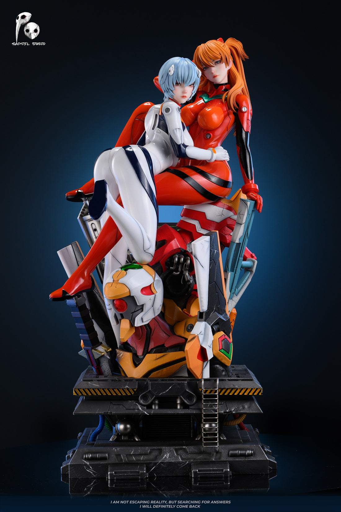 Neon Genesis Evangelion Sachiel Studio Asuka x Rei Resin Statue