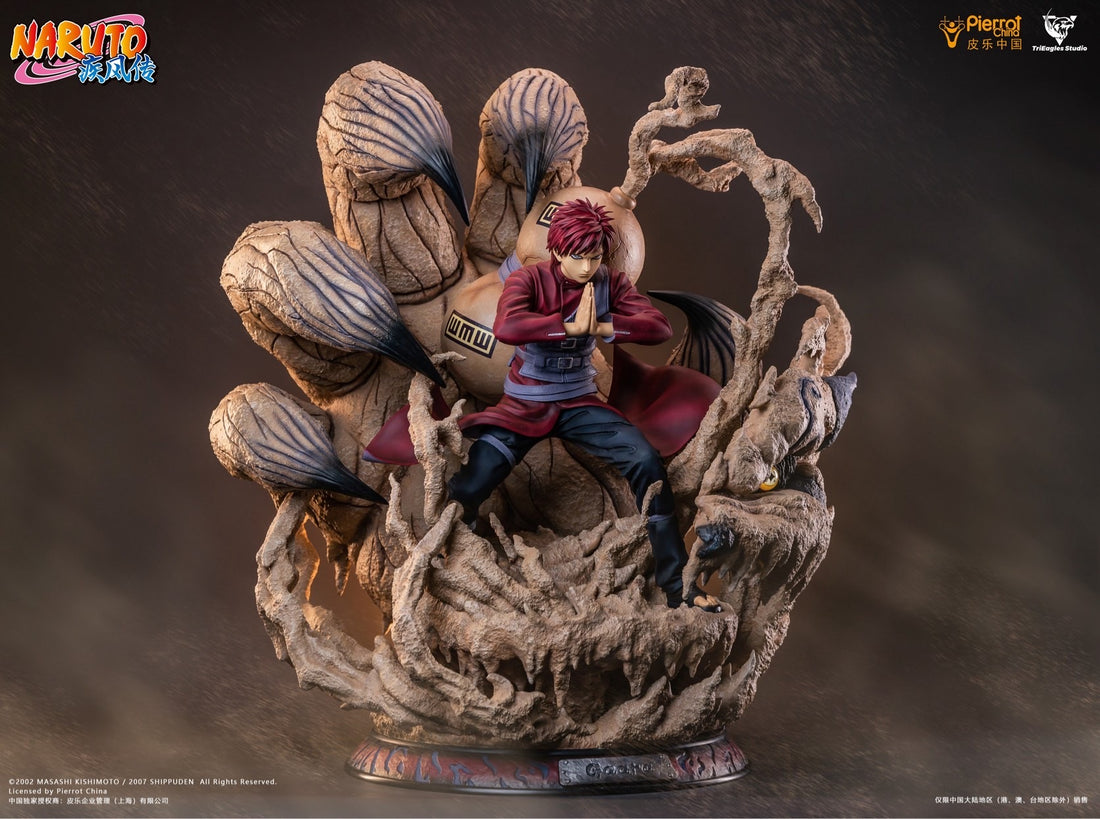 Naruto TriEagles Studio Gaara Licensed Resin Statue