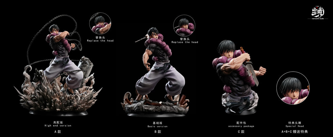 Jujutsu Kaisen Real World Studio Fushiguro Toji Resin Statue