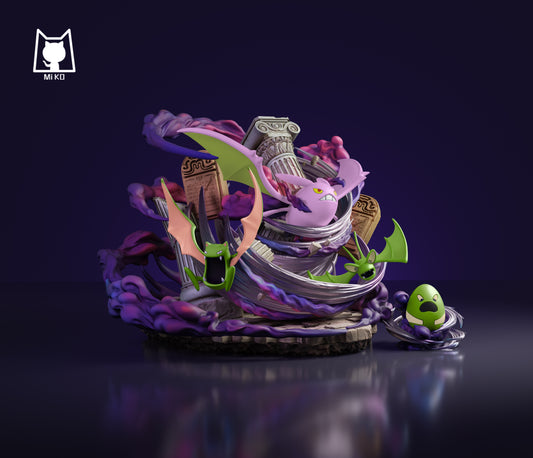 Pokemon MiKo Studio Crobat Evolution Group Resin Statue - Preorder