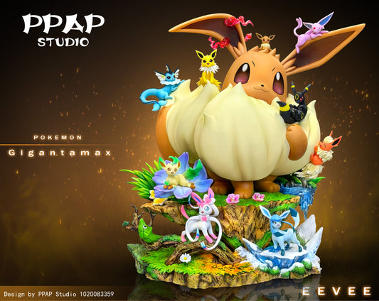 Pokemon PPAP Studio Eevee Evolutions Diorama Resin Statue - Preorder