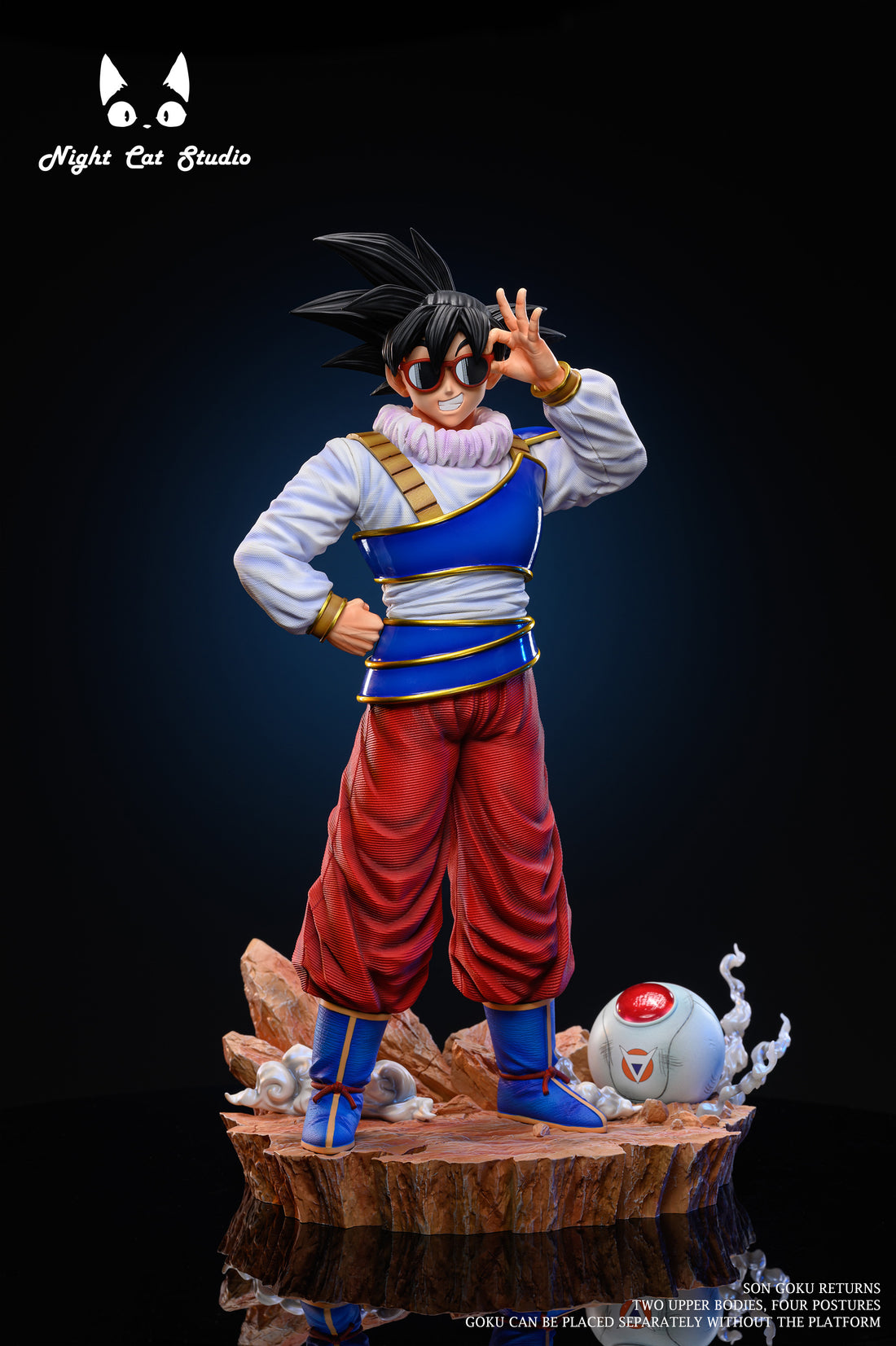 Dragon Ball Night Cat Studio Goku Yardrat Resin Statue