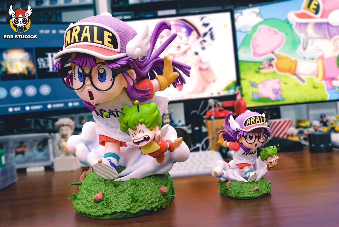 Dr. Slump ZOR Studio Running Arare Arale Resin Statue