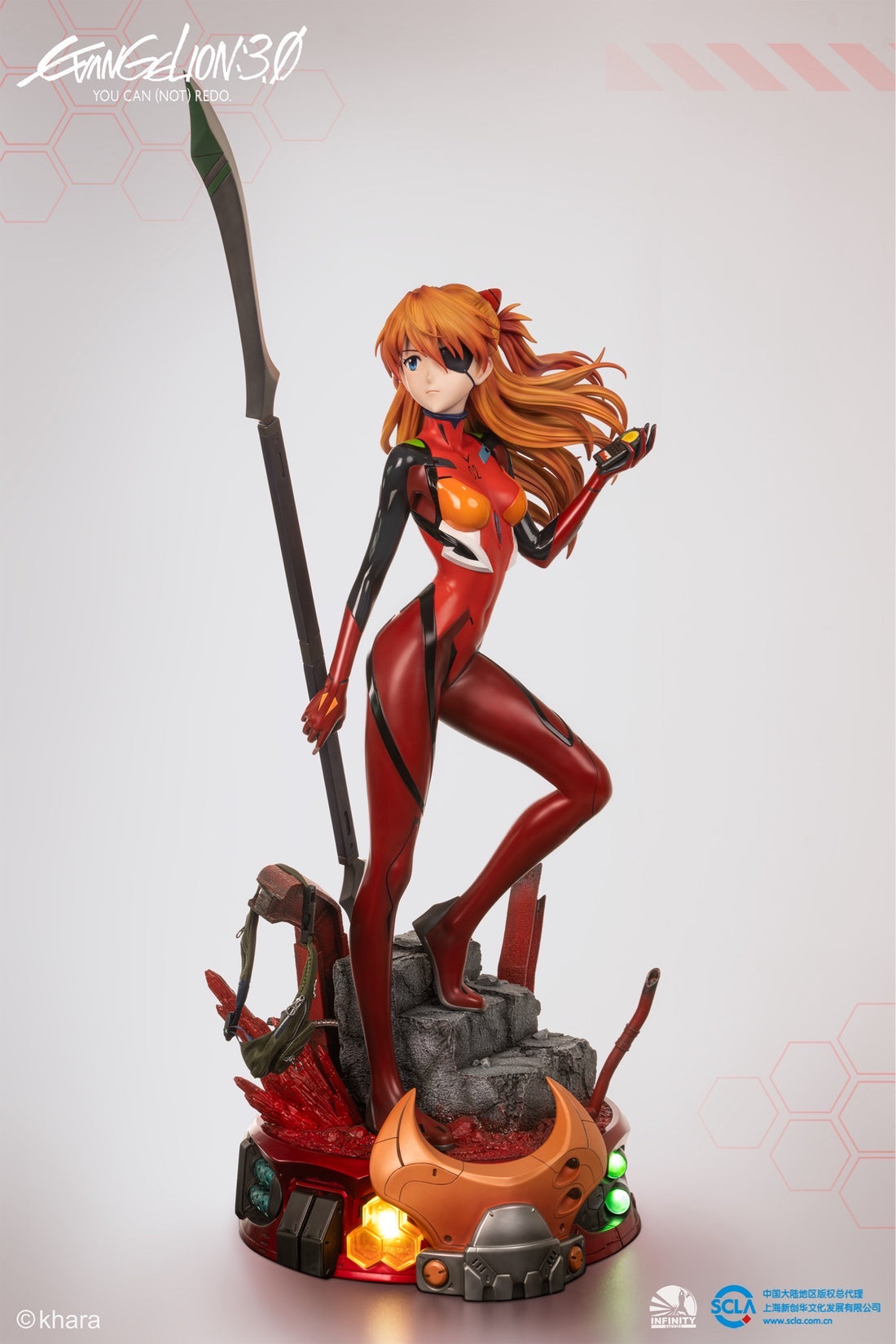 Evangelion Infinity Studio Asuka Licensed Resin Statue - Preorder