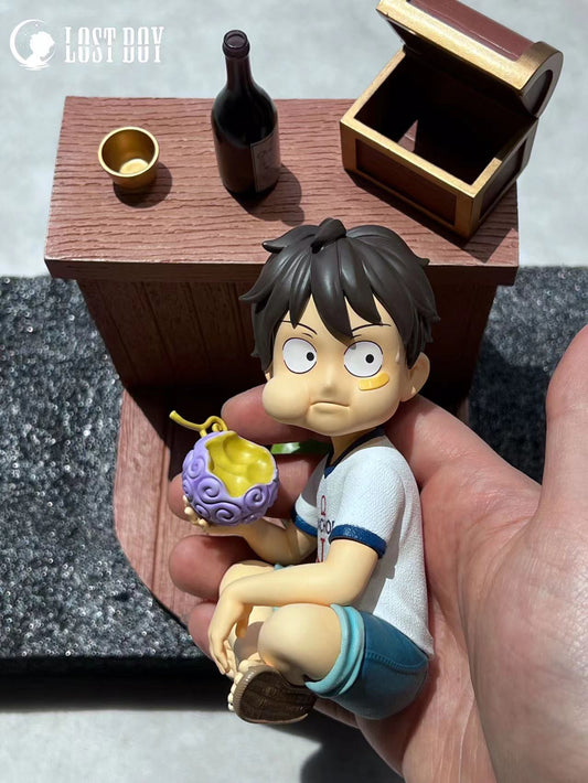 One Piece Lost Boy Studio Childhood Luffy Resin Statue [CHINA STOCK]