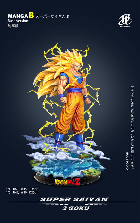 Dragon Ball BUU Studio Goku Super Saiyan 3 Resin Statue [PRE-ORDER]