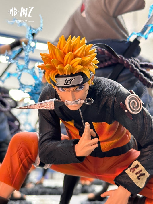 Naruto MZ Studio Naruto & Sasuke Resin Statue - China Stock