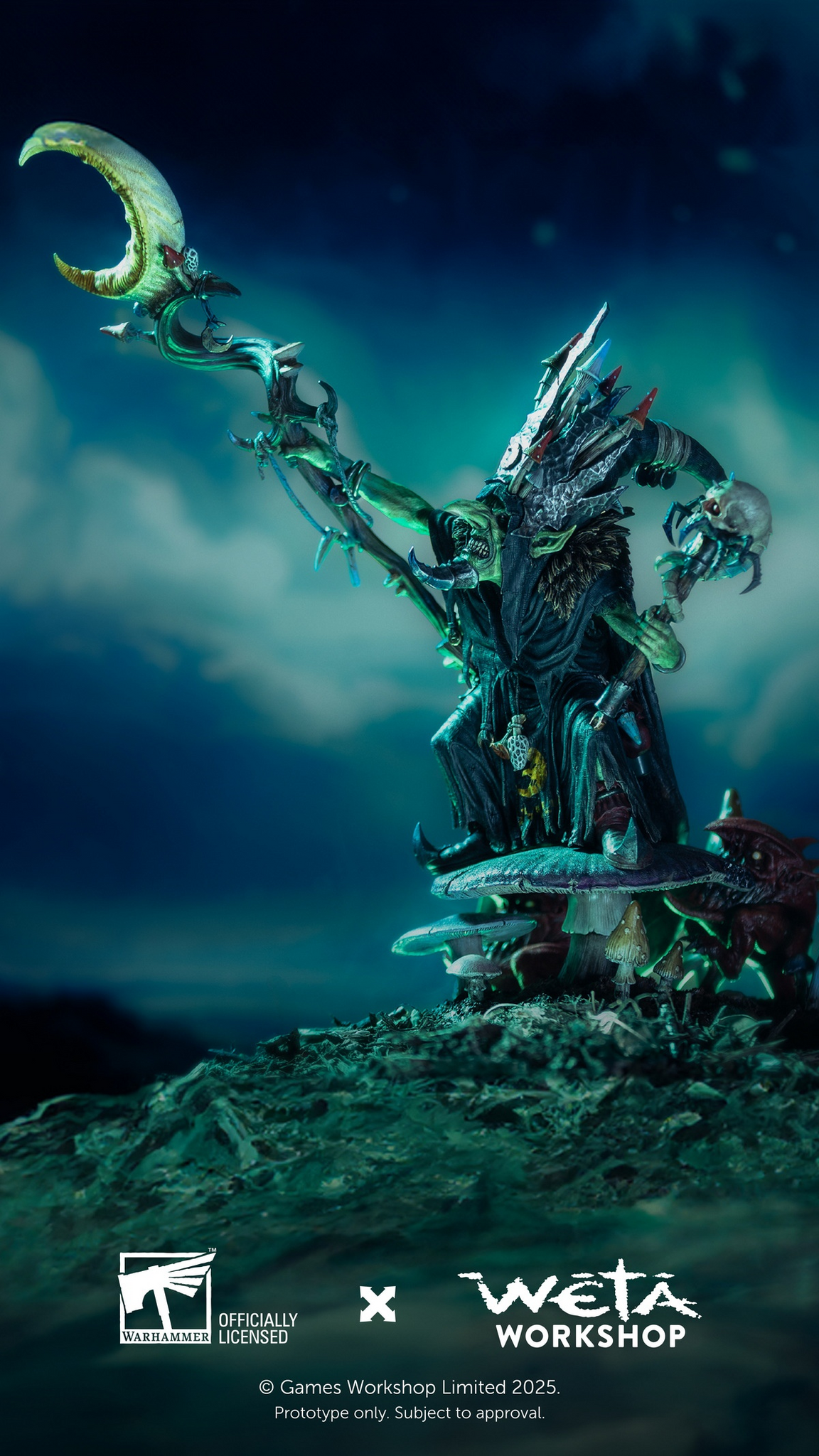 Original WETA Workshop Studio Warhammer: Age of Sigmar Skragrott the Loonking Licensed Resin Statue [PRE-ORDER]