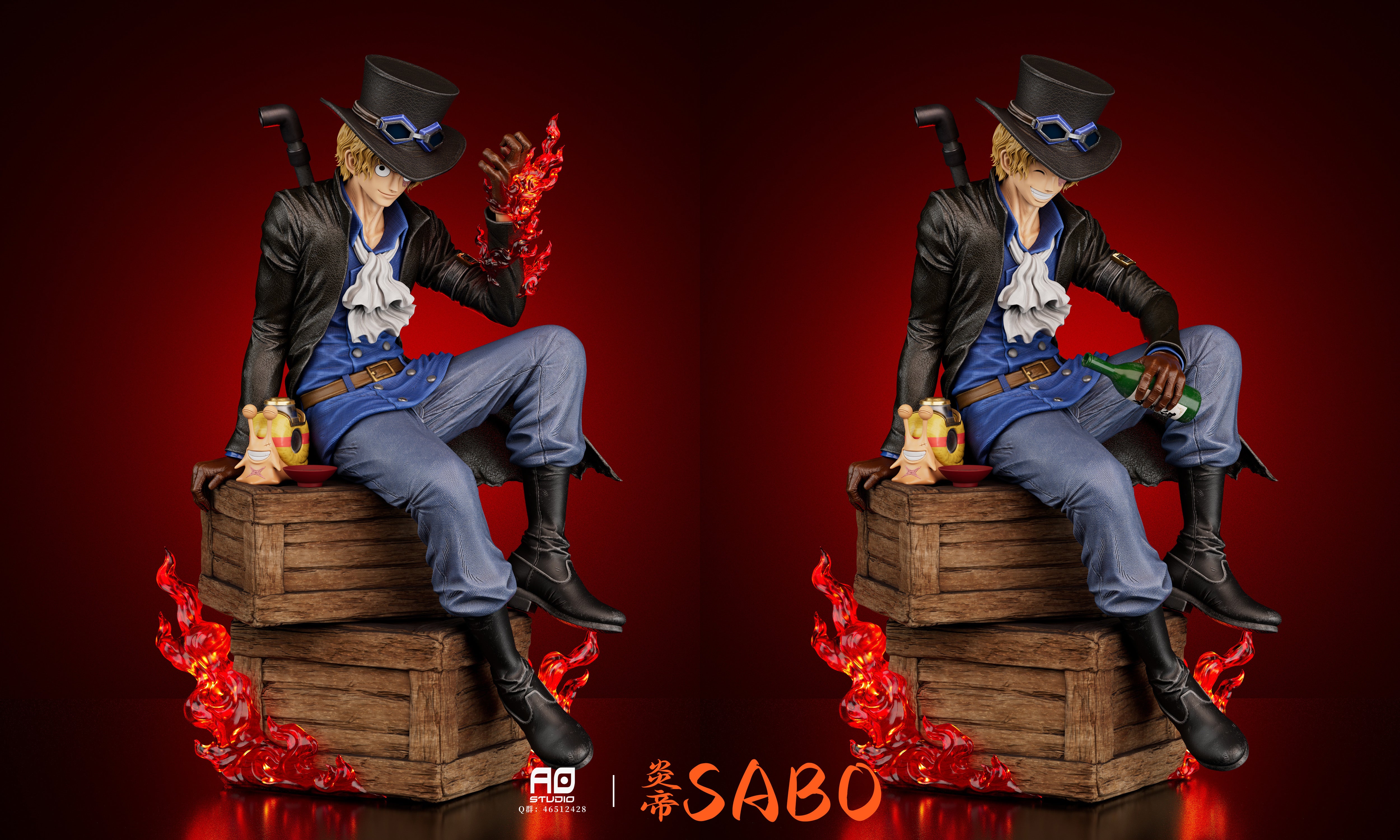 One Piece AO Studio Sabo Resin Statue - Preorder