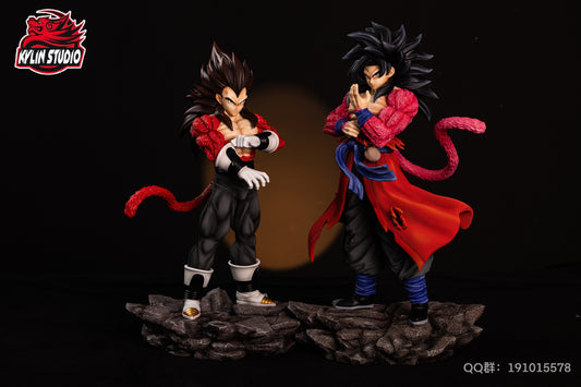 Dragon Ball Kylin Studio SS4 Goku x Vegeta Resin Statue [PRE-ORDER]