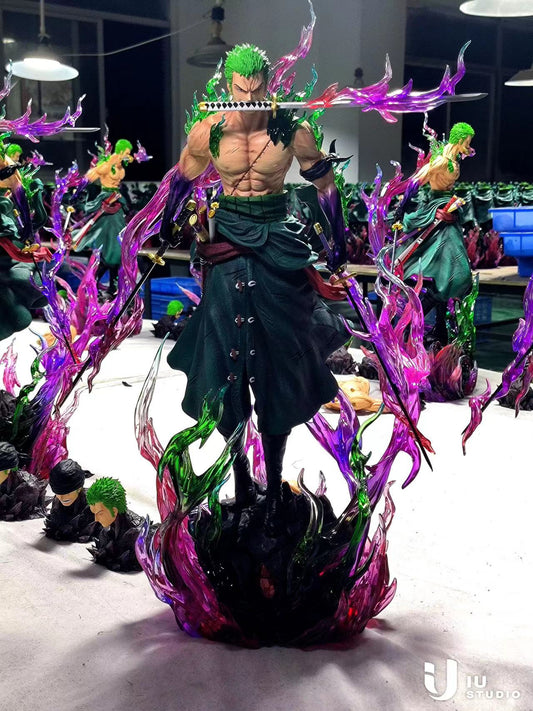 One Piece IU Studio Battle Time Roronoa Zoro Resin Statue - Preorder