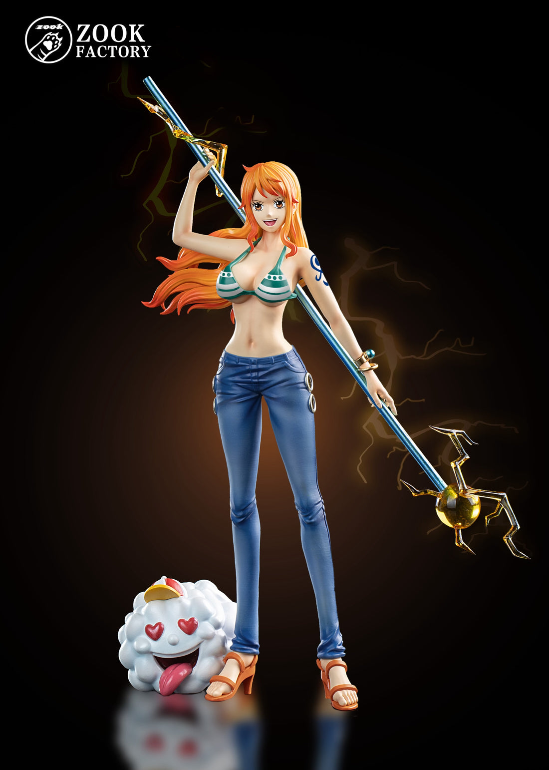 One Piece Zook Factory Studio Nami Resin Statue