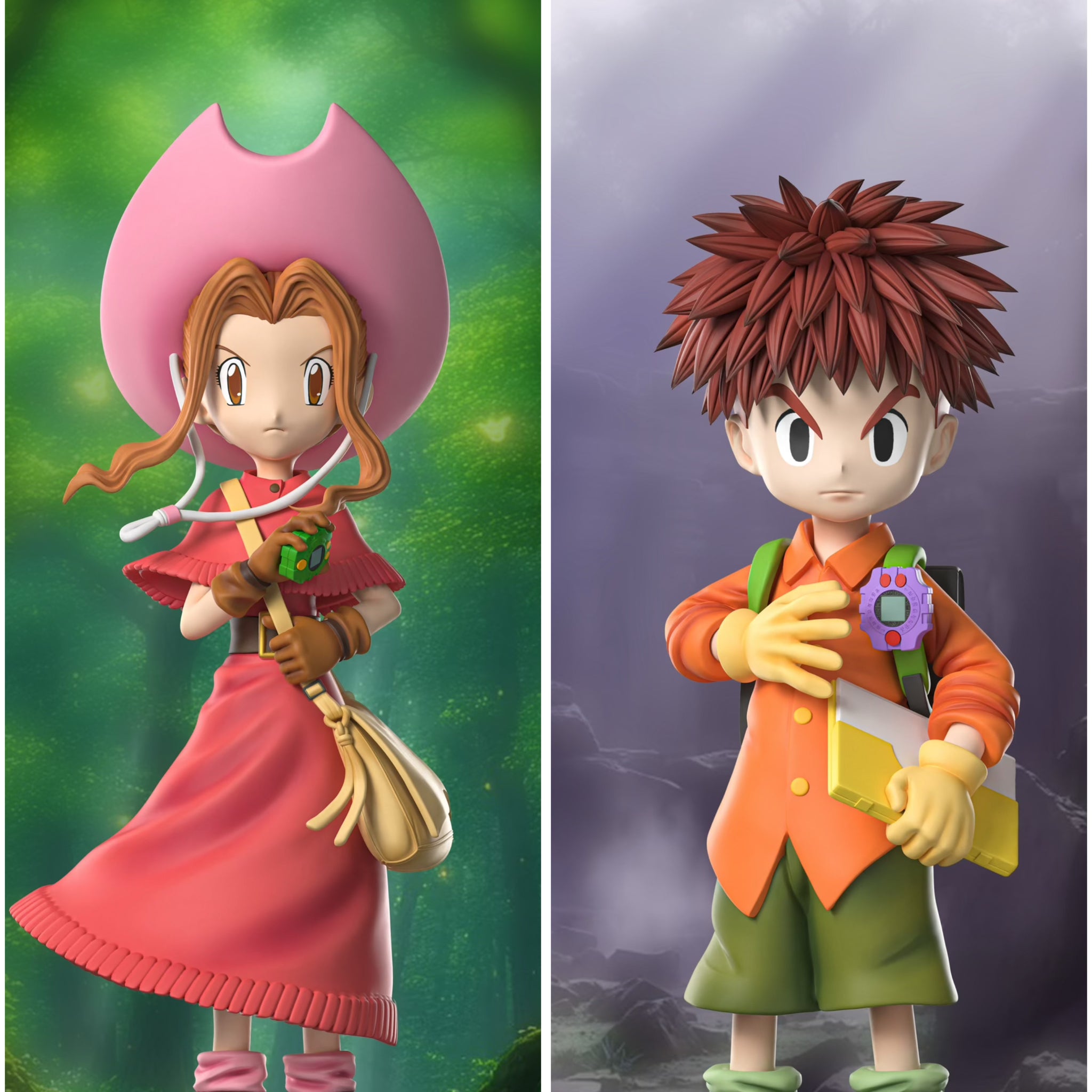 Digimon AN Studio Izumi Koshiro x Tachikawa Mimi Resin Statue [PRE-ORDER]