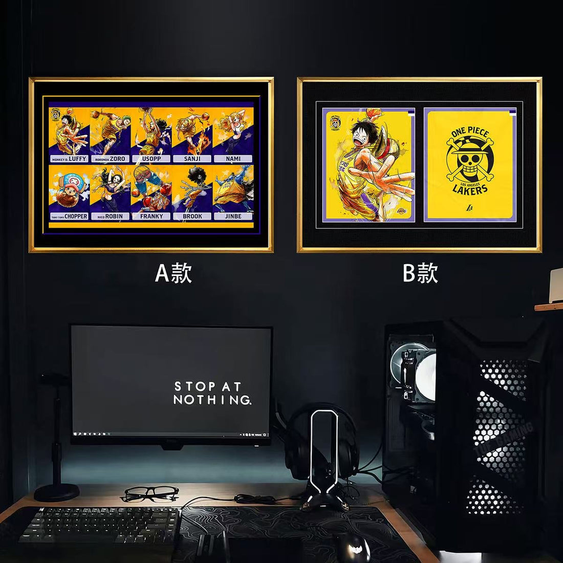 One Piece Billion Birds Studio Mugiwaras x Lakers Decorative Painting