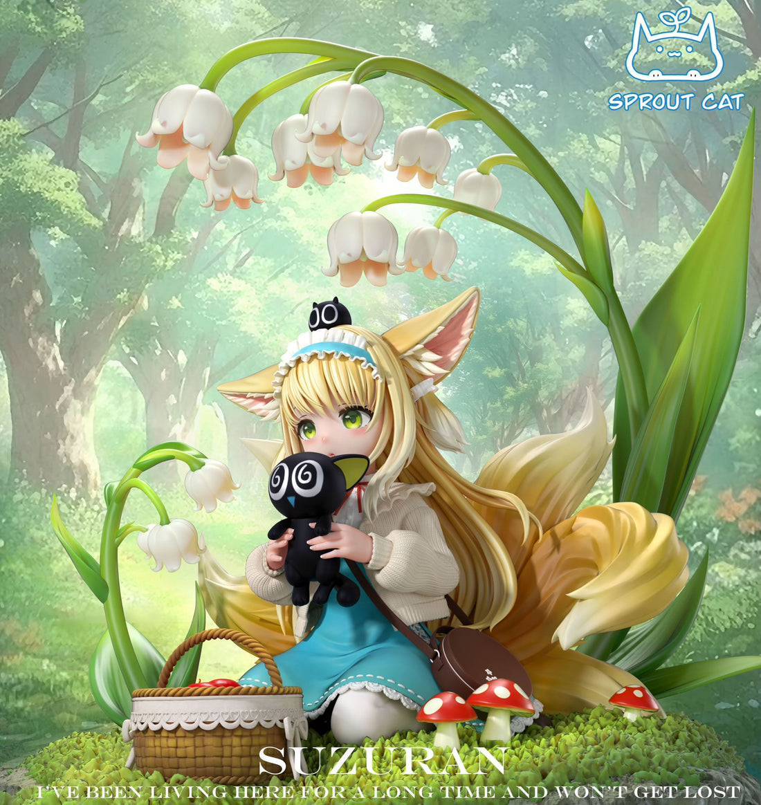 Arknights Sprout Cat Studio Suzuran Resin Statue