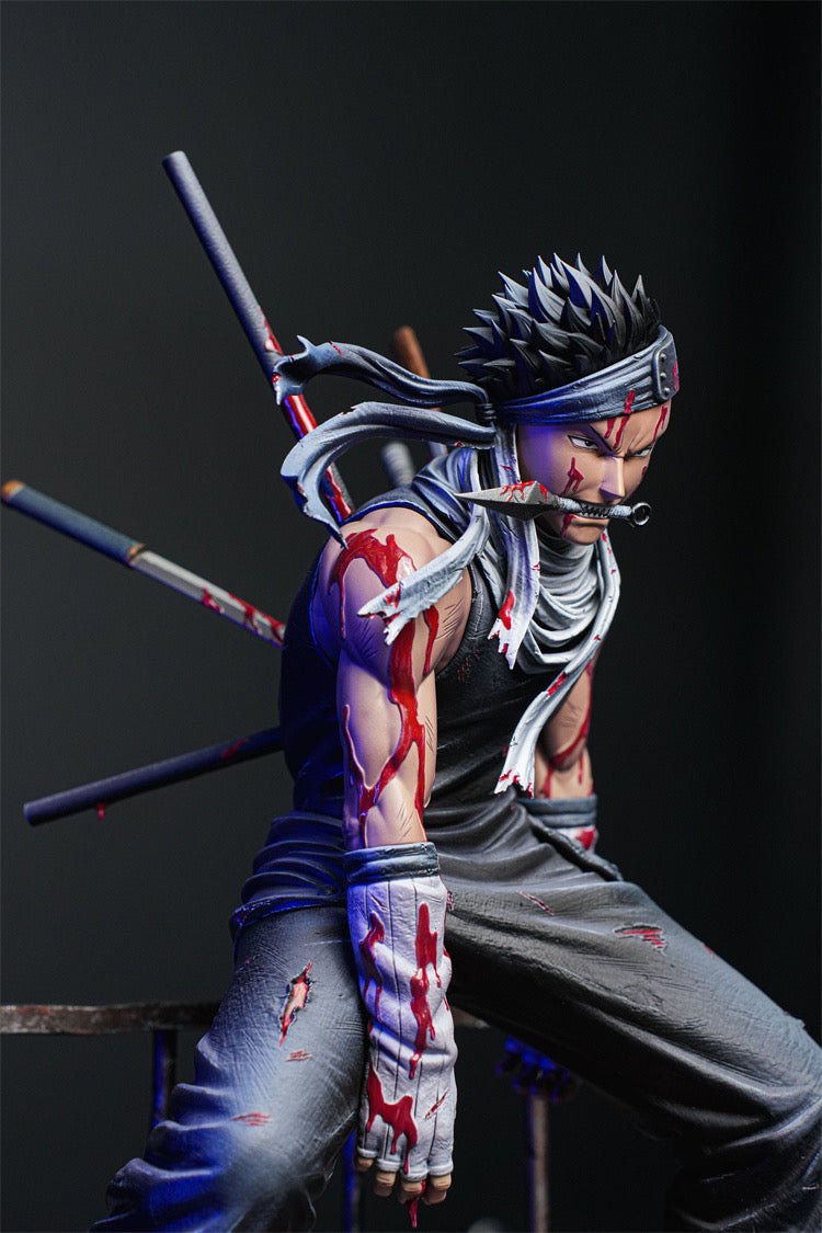 Naruto PickStar Studio Zabuza Battle Damaged Licensed Resin Statue