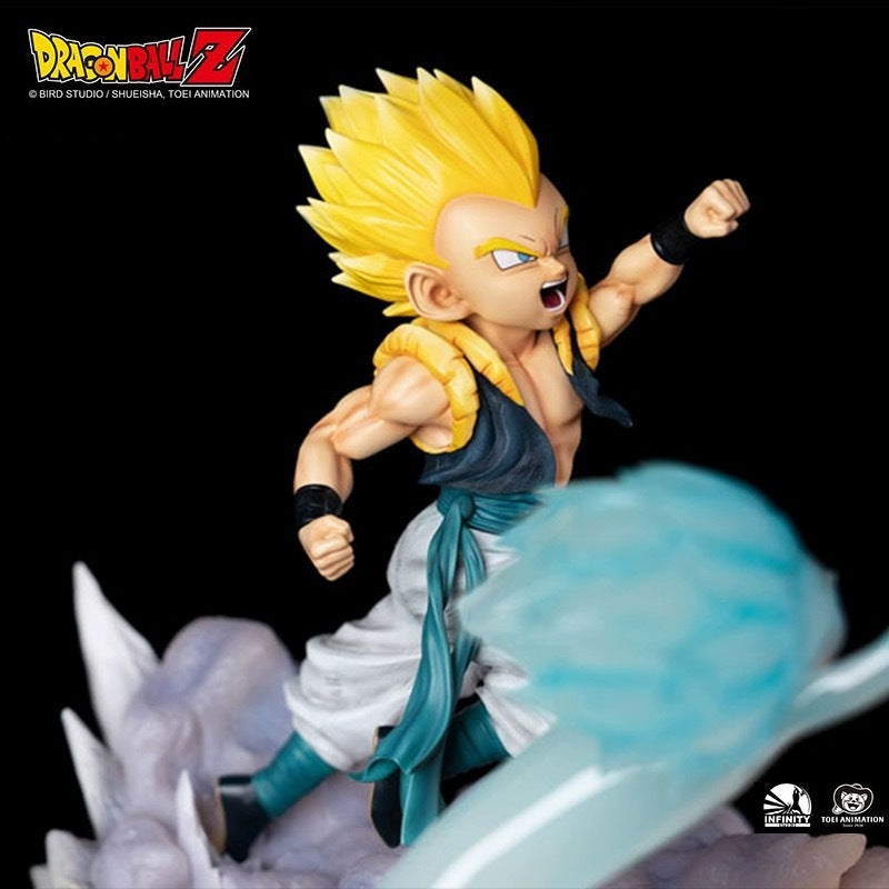 Dragon Ball Infinity Studio Gotenks VS Super Buu Licensed Resin Statue  [CHINA STOCK]