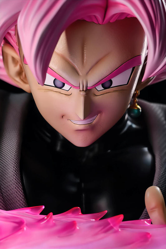 Dragon Ball Zenkai Studio Black Goku Rose Life Size Bust Resin Statue - Preorder