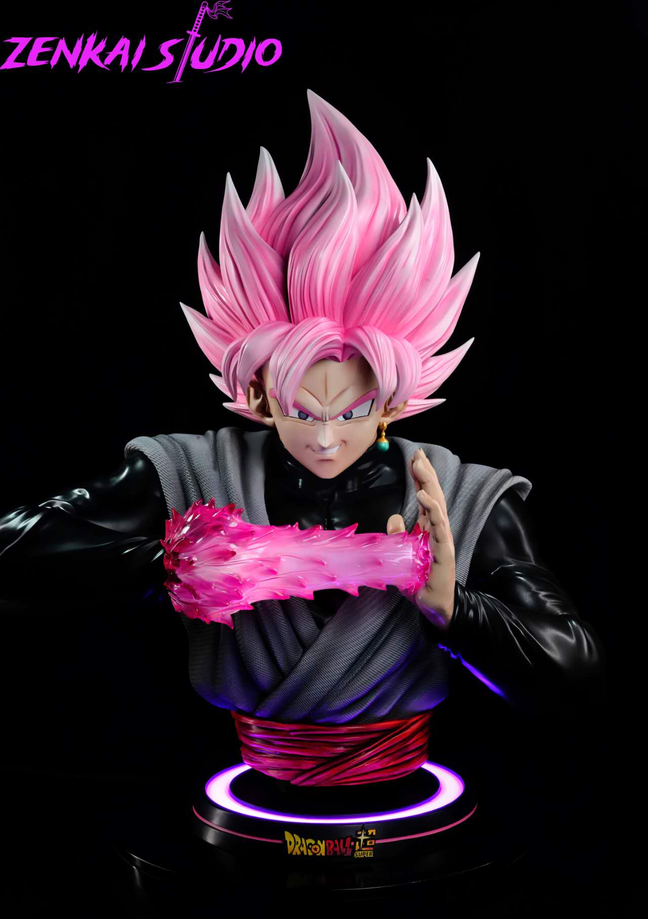 Black goku statue fashion