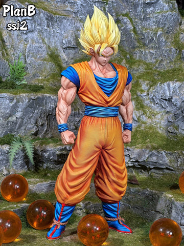 Dragon Ball PlanB Studio Son Goku SS2 Super Saiyan 2 Resin Statue [PRE-ORDER]