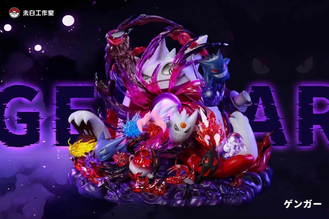 Pokemon WB Studio Gengar Evolution Series Resin Statue