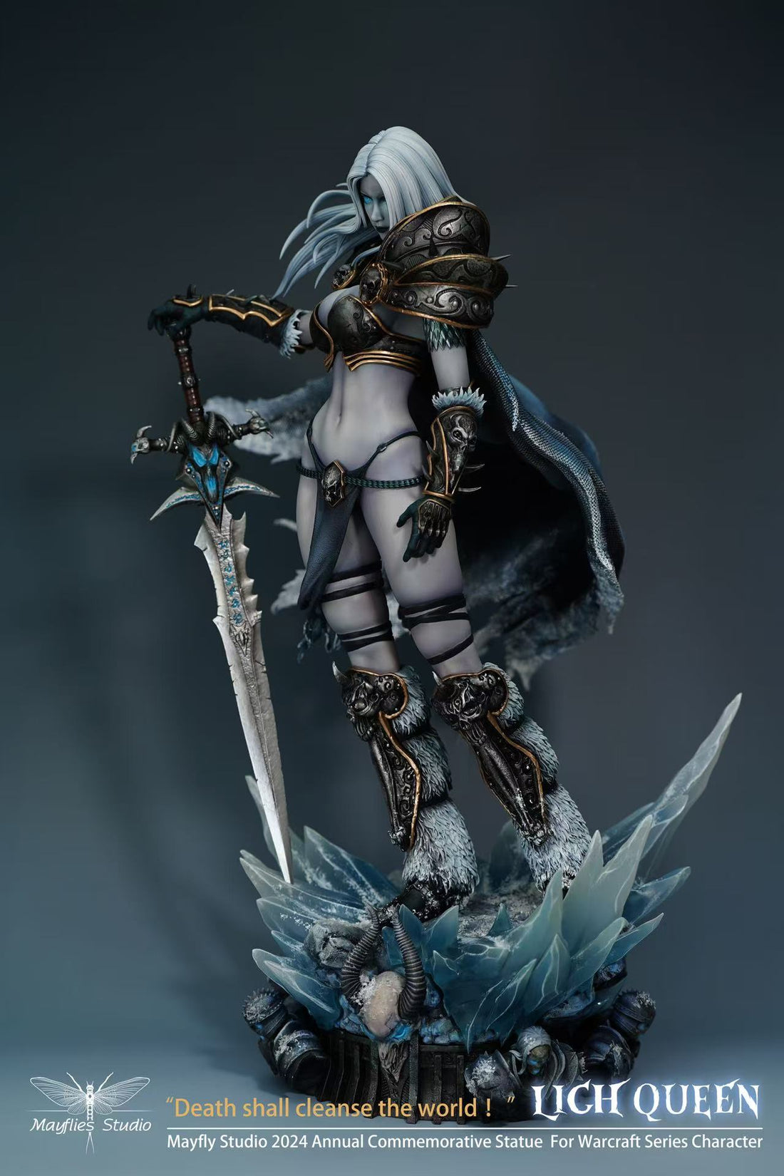 World of Warcraft Mayflies Studio Lich Queen Resin Statue