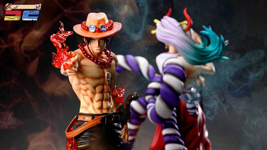 One Piece Sun God Studio Ace x Yamato Resin Statue - Preorder