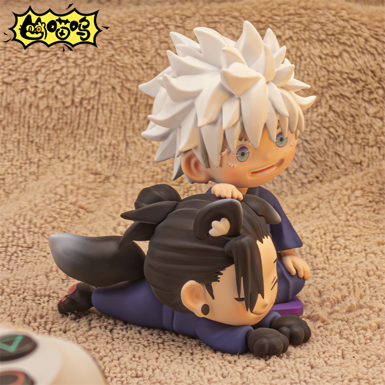 Jujutsu Kaisen Miao Wu Studio Chibi Satoru Gojo x Suguru Geto Kimono Resin Statue