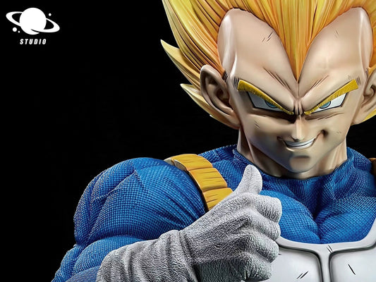 Dragon Ball Star Dust Studio Super Vegeta Life Size Bust Resin Statue - Preorder