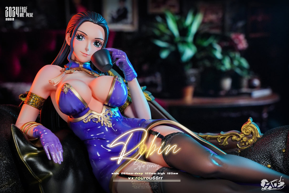 One Piece Face Studio Robin Sofa V3 Resin Statue