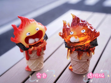 Howls Moving Castle Long Miao Studio Calcifer Ice Cream Resin Statue [PRE-ORDER]