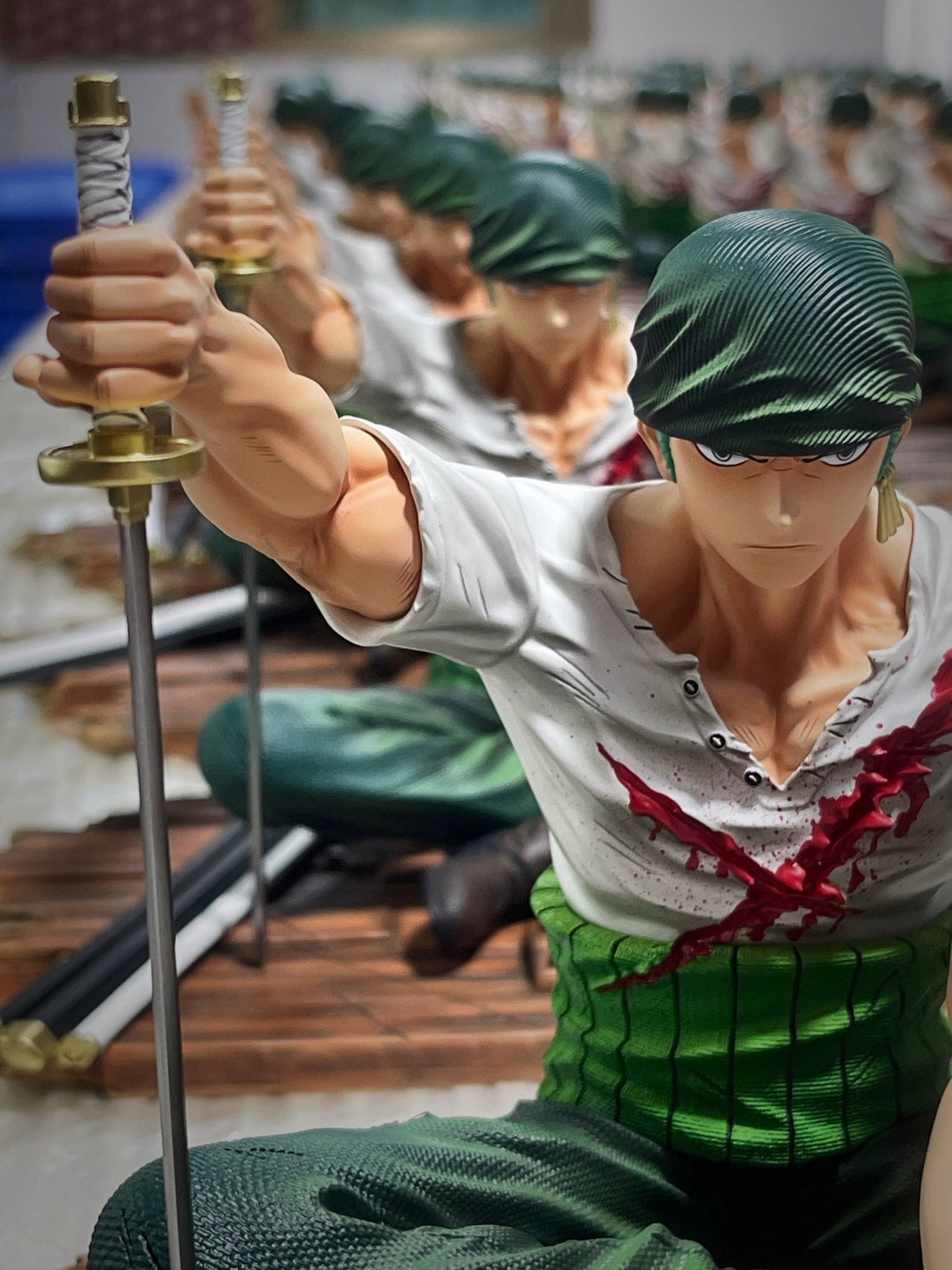 One Piece Flower Studio Sitting Zoro Resin Statue