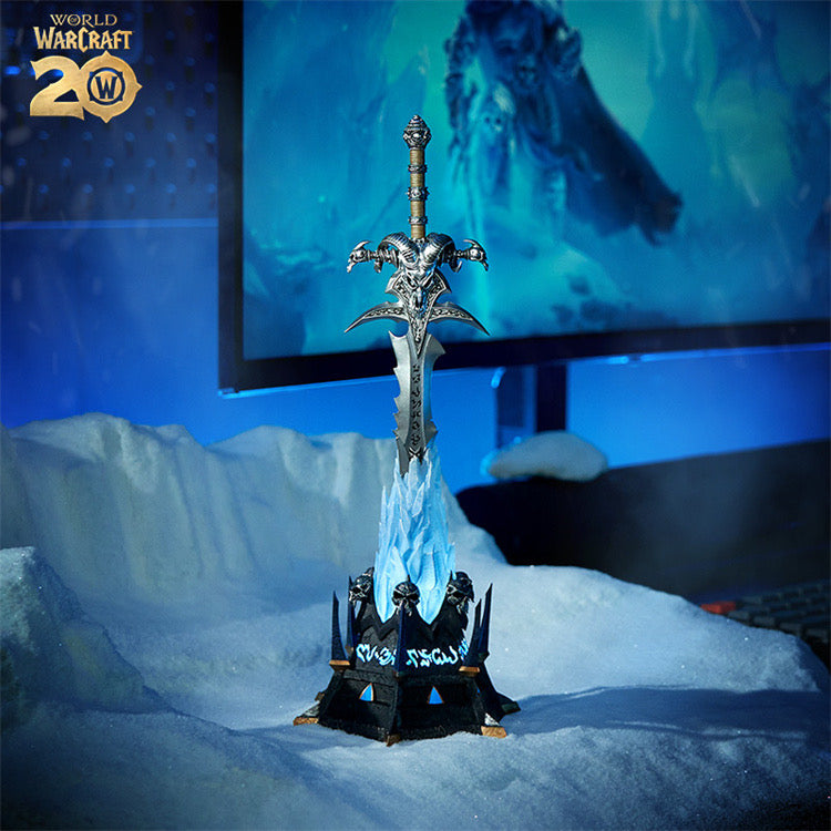 World of Warcraft Blizzard Entertainment 20th Anniversary Frostmourne Metal Replica Ornament Licensed Resin Statue [PRE-ORDER]