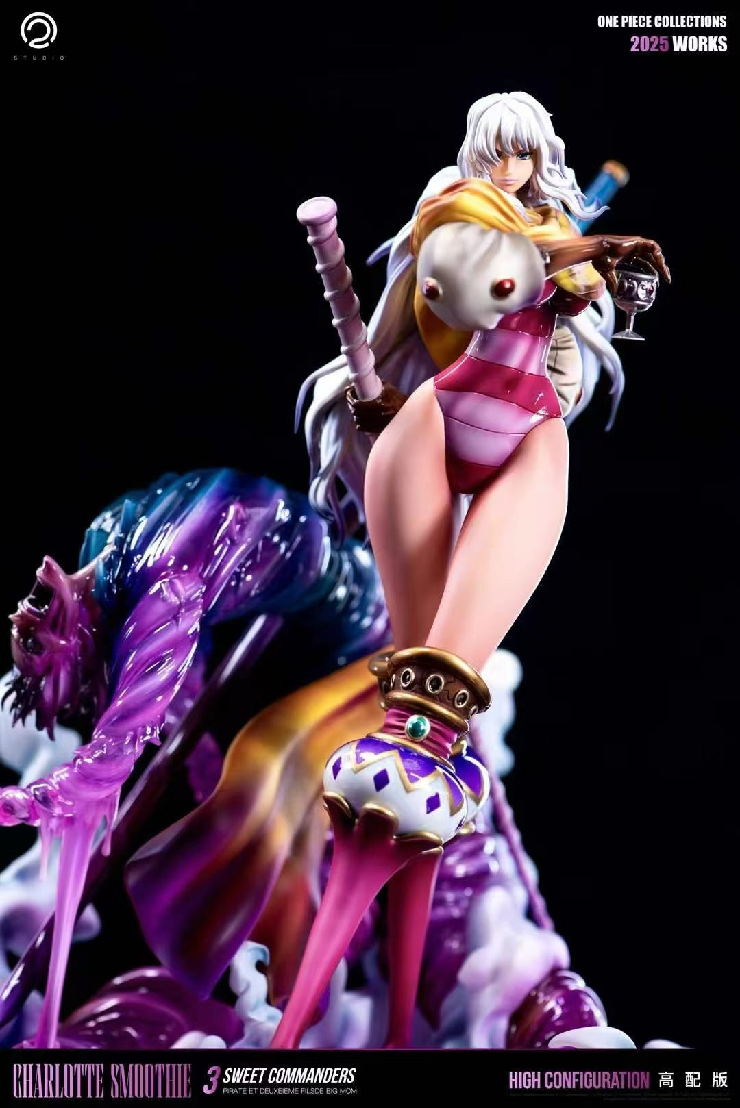 One Piece C2 Studio Charlotte Smoothie Resin Statue