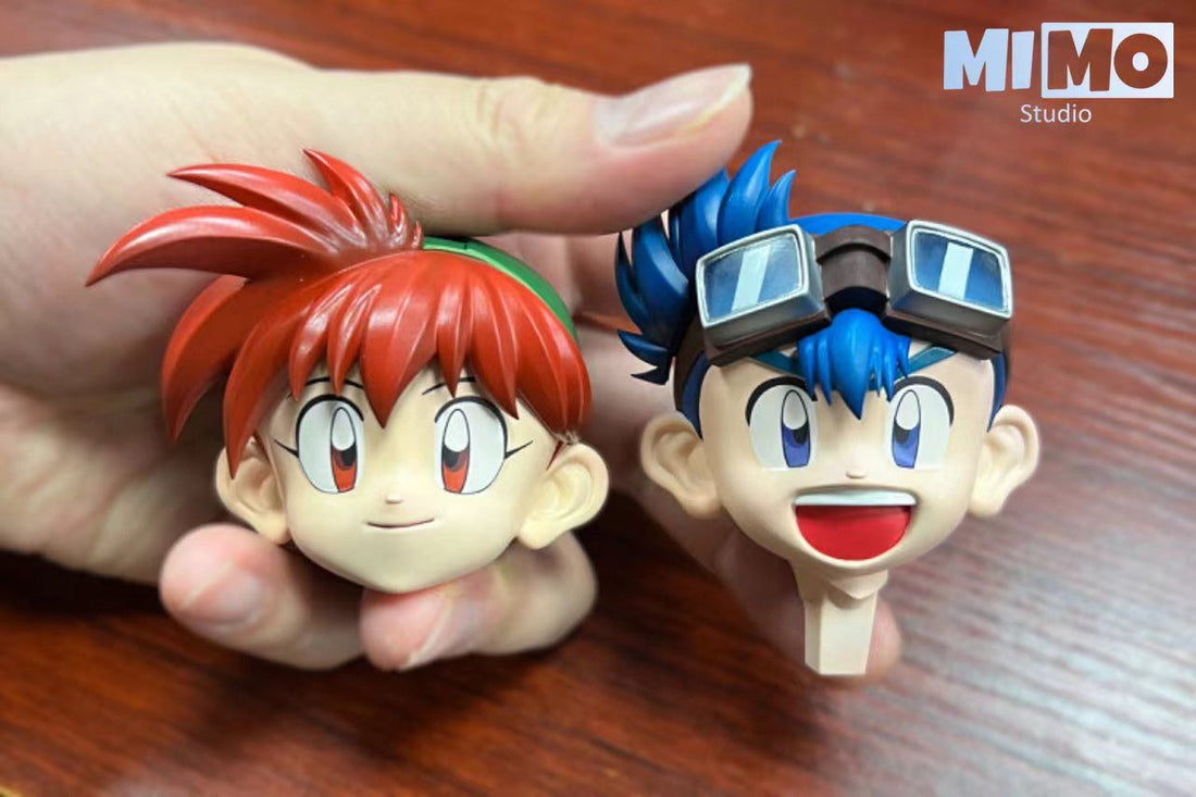 Bakusō Kyōdai Let’s & Go!! Mimo Studio Go Seiba x Retsu Seiba Resin Statue